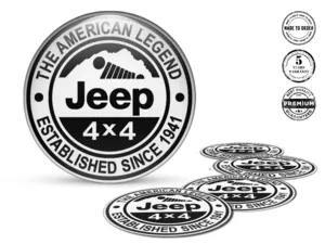 Jeep Ruota Emblema Stile Upgrade Cupola Resina